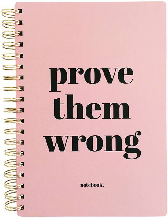 prove them wrong notitieboek