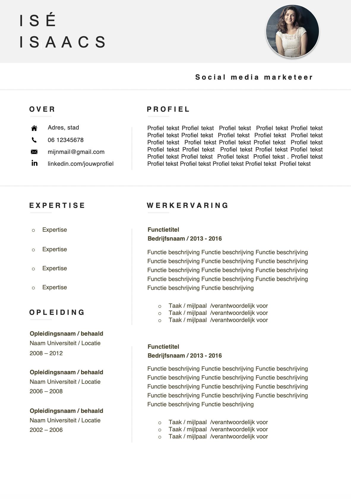 cv-template-ise-isaacs cv template word ise isaacs