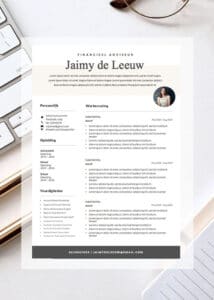 sollicitatiebrief template jaimy de leeuw
