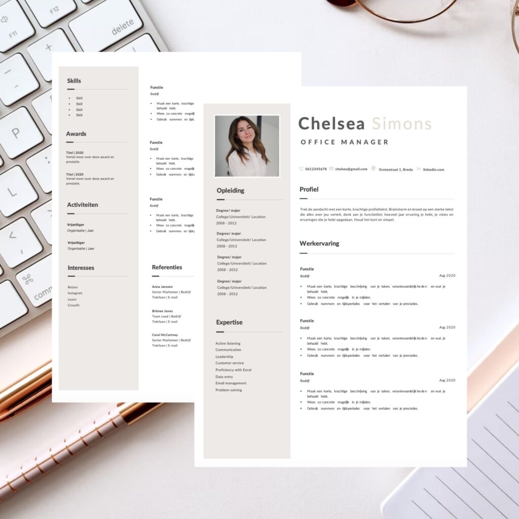 cv sjabloon chelsea simons