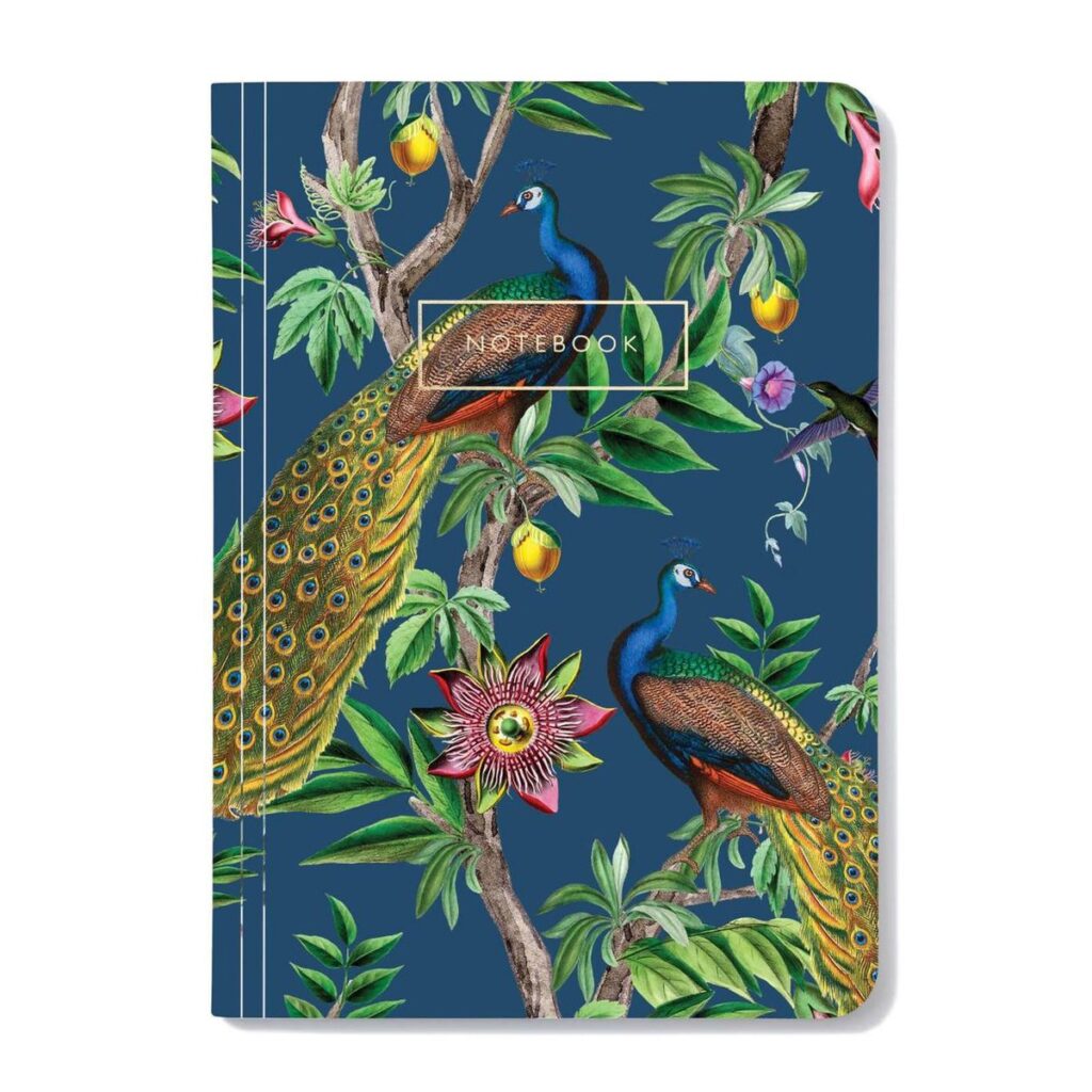 peacock notitieboek blauw creative lab amsterdam